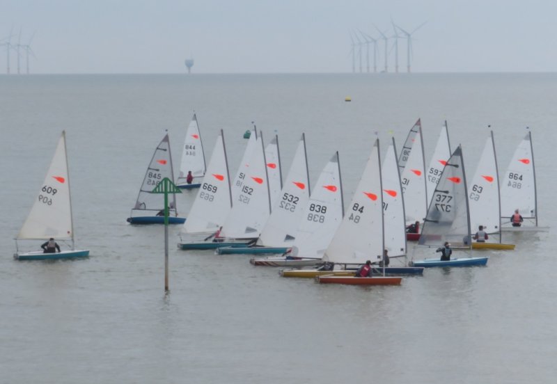 The leading boats at the 2018 Comet Class Association Championships