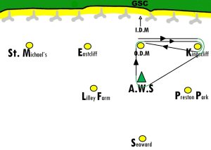 A small, tight, course that kept the fleet closely bunched