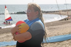 Just how many water-filled balloons can you carry?