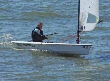 Brian Allen broad reaching in his RS Aero
