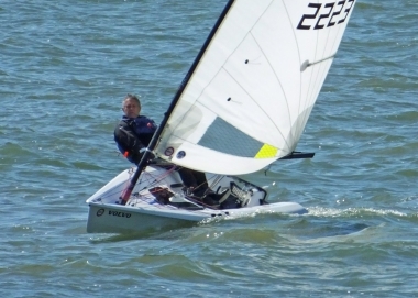 Dave Ingle in his RS Aero