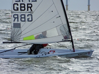 The winner of the race - Ken Potts in his RS Aero