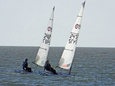 A battle develops between two of the competitors