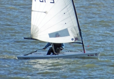 Derroll Pedder takes the winning gun in his RS Aero