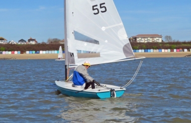 Comet class winner Keith Lamdin