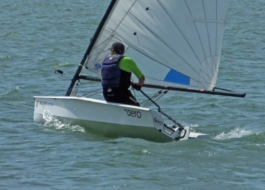Dave Ingle in his RS Aero