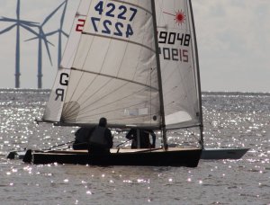 Simon Clarke in his Solo, who came third in the race