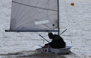 Chris Maloney heading out to sea in his Solo